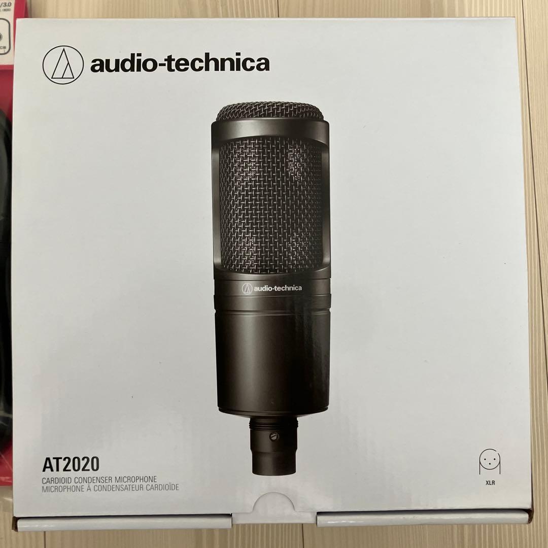 audio-technica AT2020コンデンサーマイク& ケーブルセット