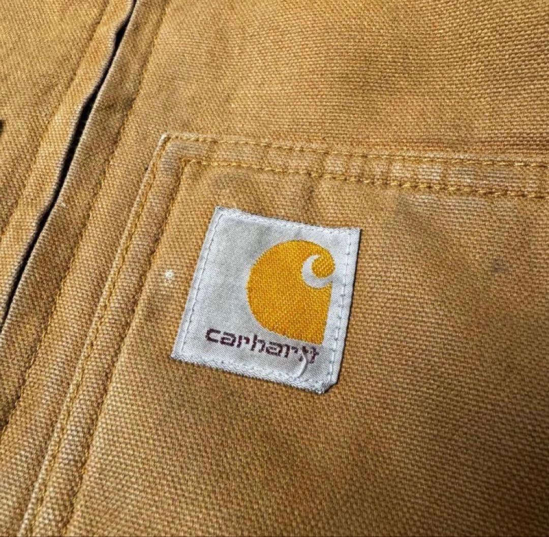 Carhartt カーハート ダック地 アクティブパーカー ブラウン ボーイズ