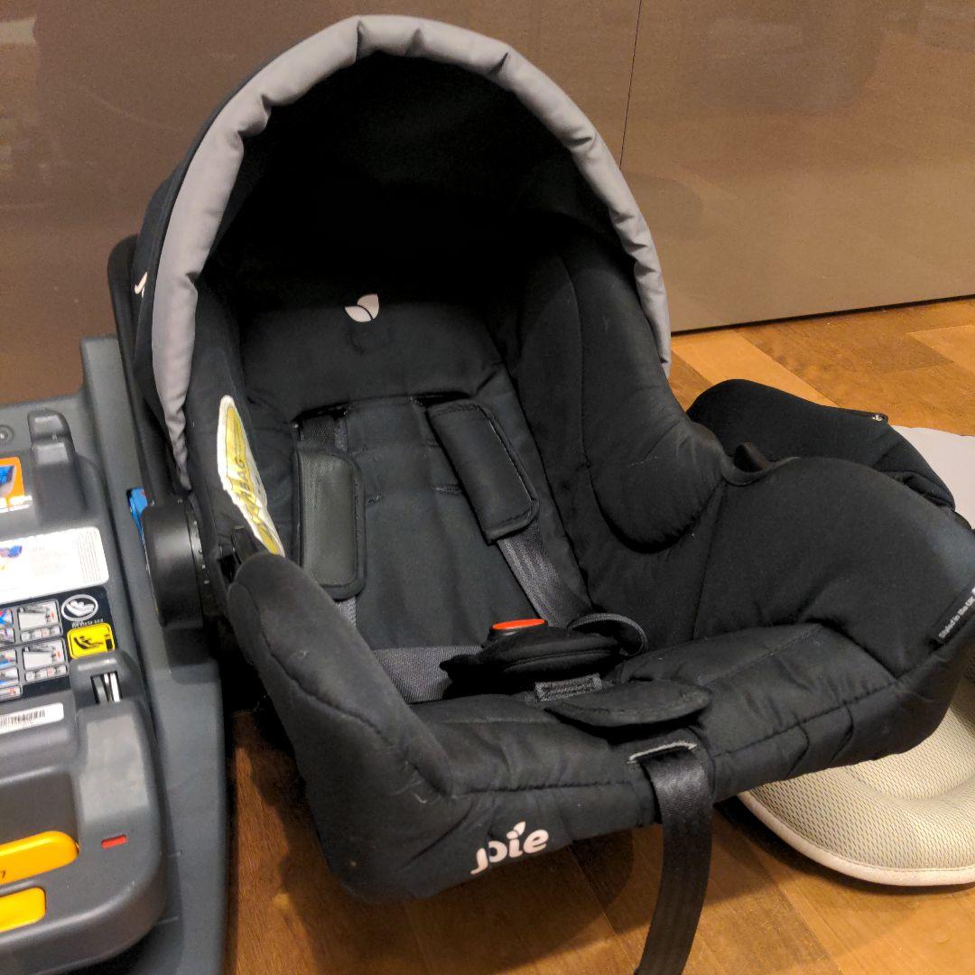 【美品フルセット】Joieチャイルドシート&ISOFIXベース&新生児パッド