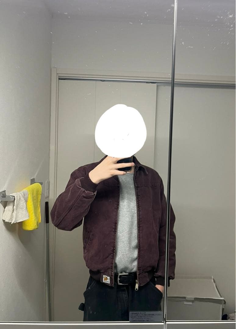 Carhartt サンタフェジャケット Sサイズ相当 バーガンディ Y02BRG
