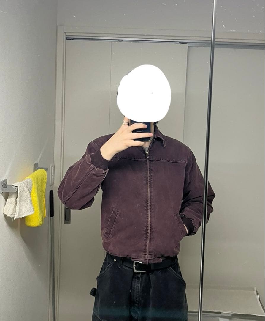 Carhartt サンタフェジャケット Sサイズ相当 バーガンディ Y02BRG