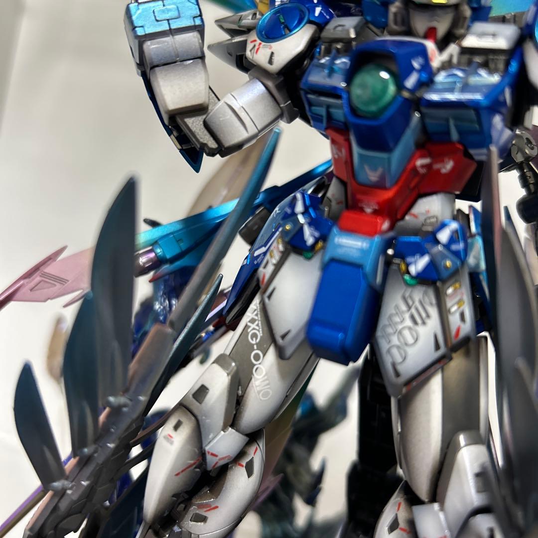 ガンプラ　塗装済み完成品　ウィングガンダムゼロ ew グラデーション塗装