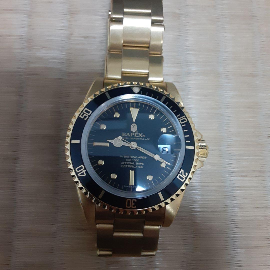 BapeX 金黒 自動巻き 時計