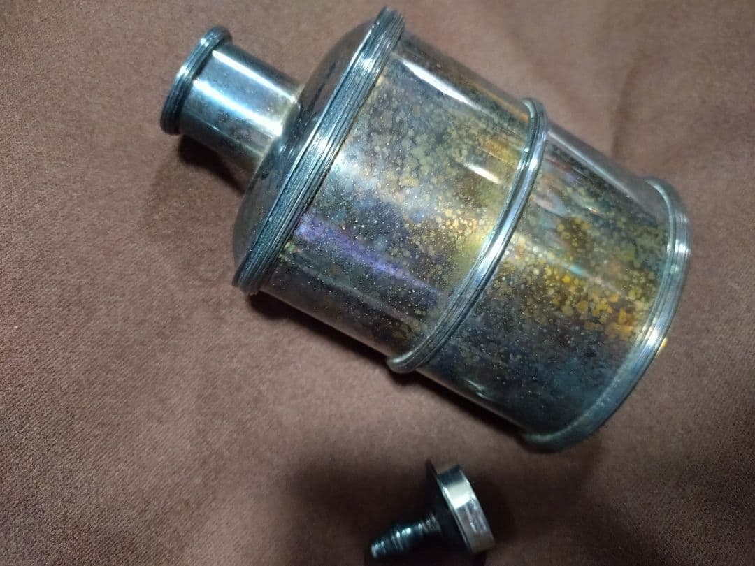 MNAA　ポルトガル　国立古美術博物館　シルバー金属製円筒形工芸品