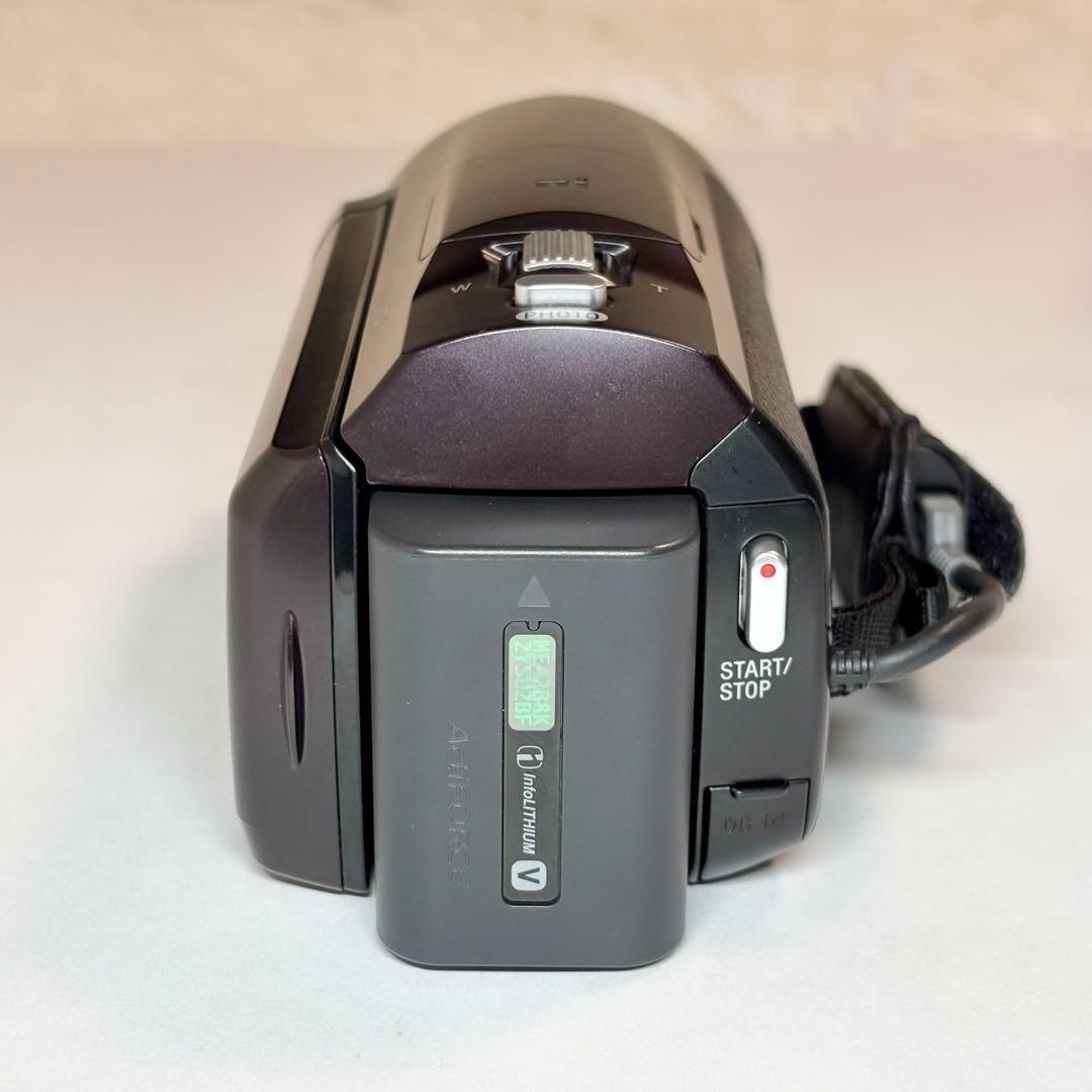 SONY ビデオカメラ HDR-CX675 32GB 内臓 ボルドー ケース付き SONY