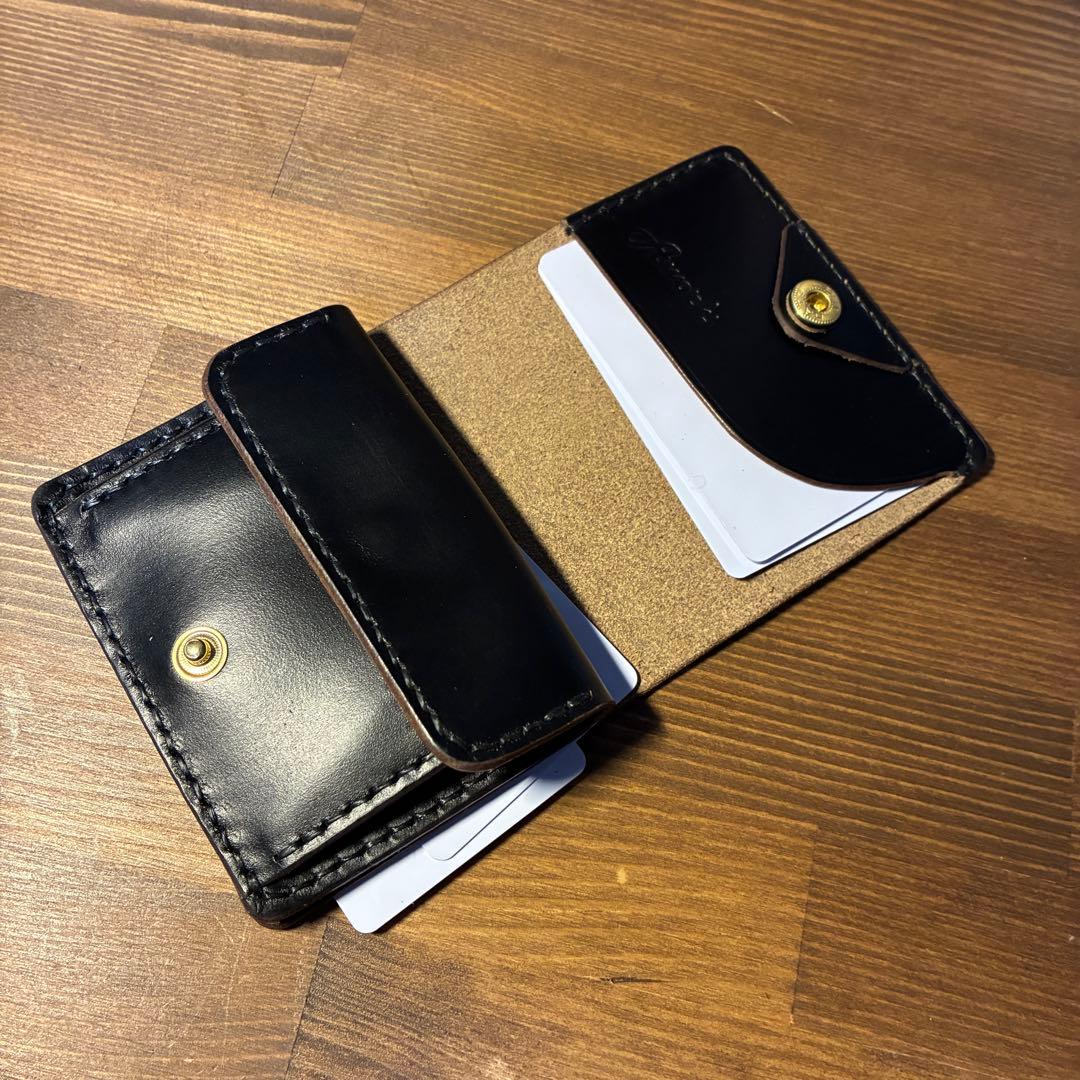 ミニウォレット　トラッカーウォレット　ホーウィン社　クロムエクセル　茶芯