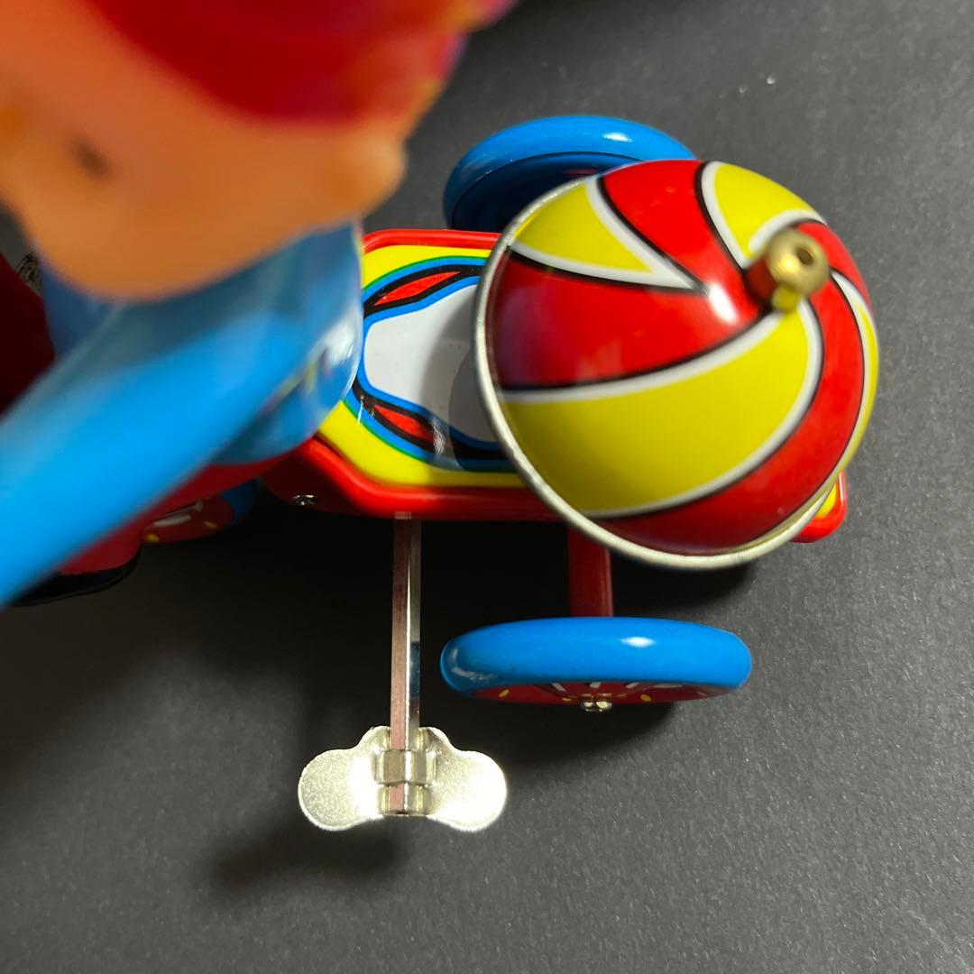 希少】 ブリキ 三輪車 おもちゃ 昭和レトロ アンティーク ゼンマイ