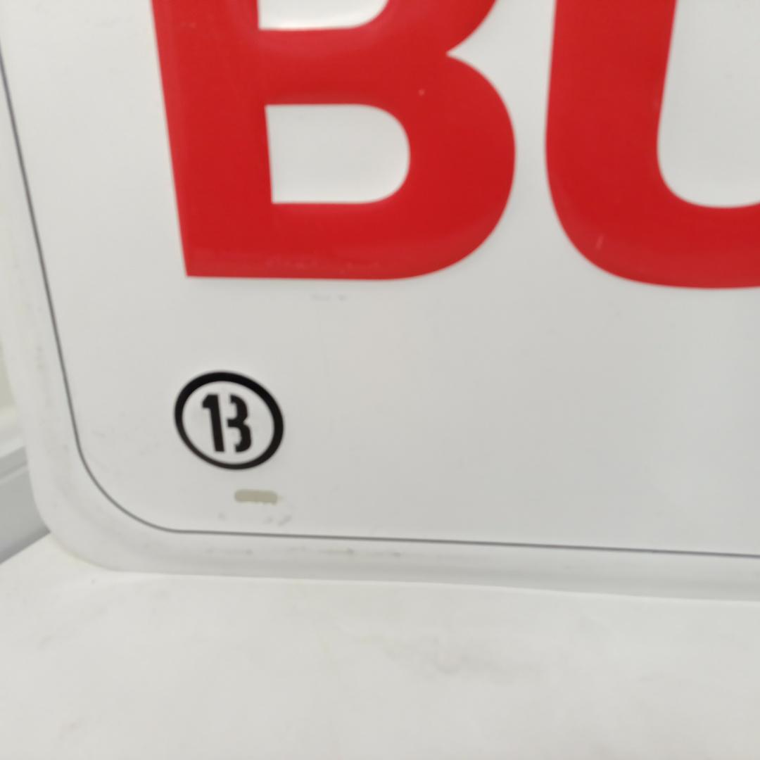 現状品 BURTON バートン 約91.5cm×45.5cm ブリキ 大型 看板