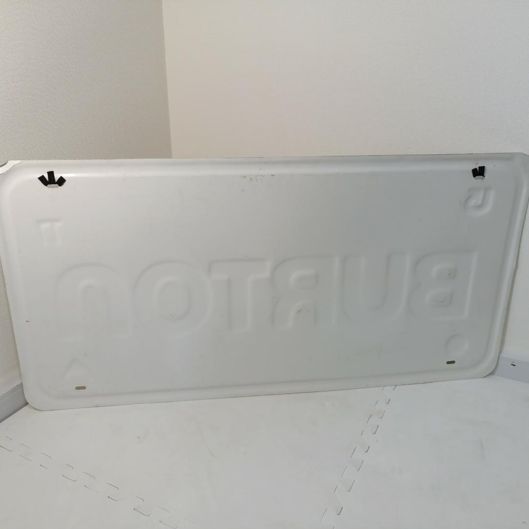 現状品 BURTON バートン 約91.5cm×45.5cm ブリキ 大型 看板