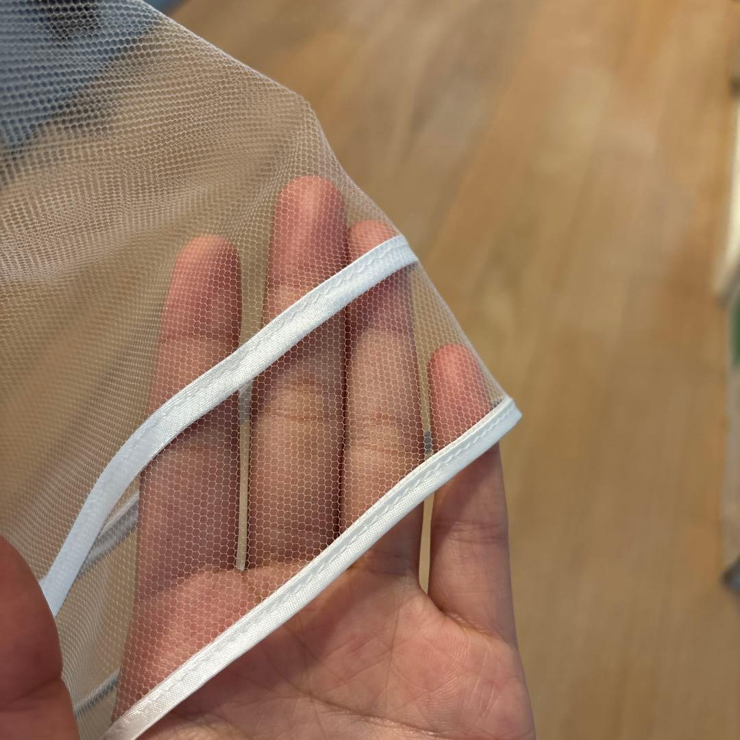 ダブルパイピングウエディングベール250cmOW