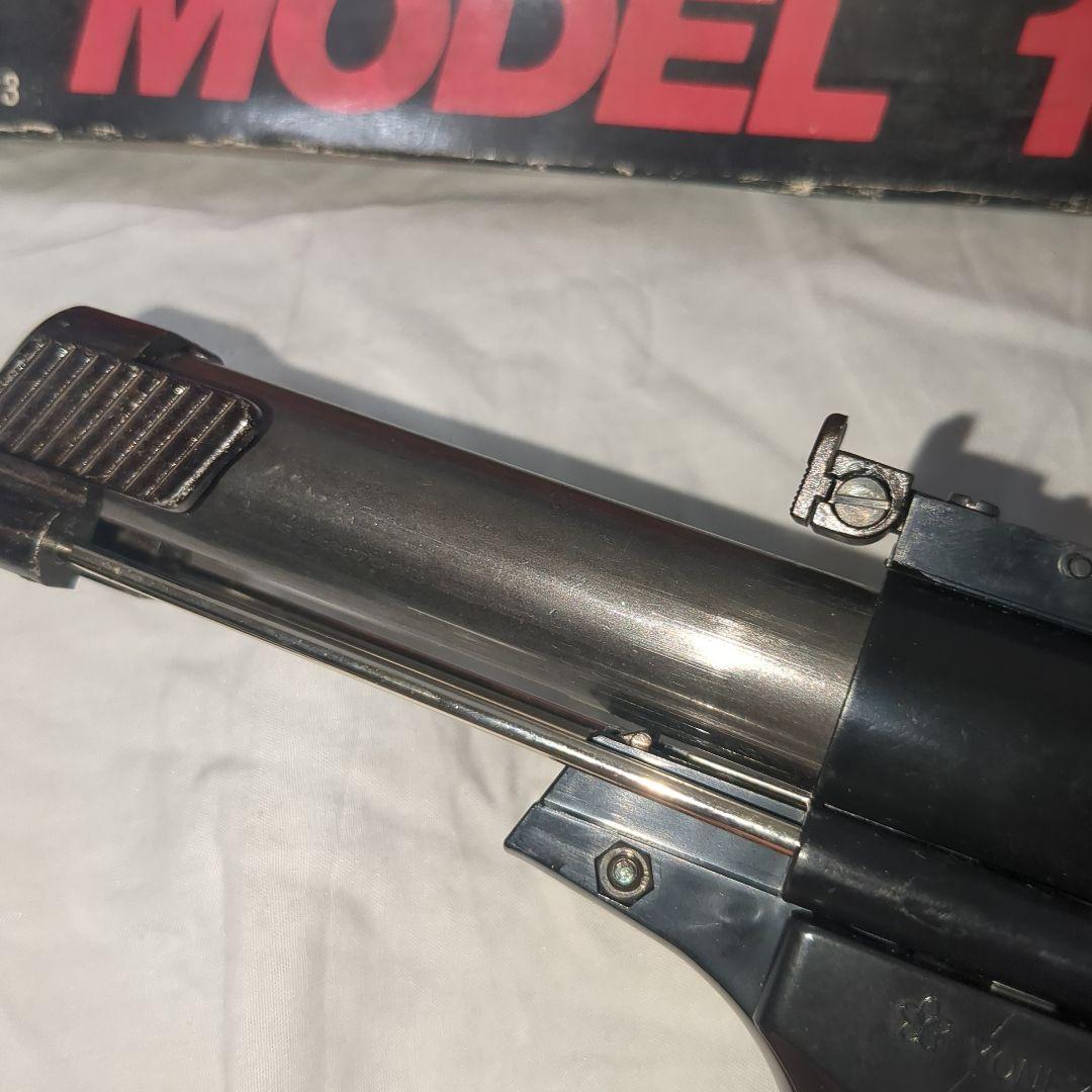 ヨネザワ製 オートマグ つづみ弾式エアコッキングガン　昭和レトロ