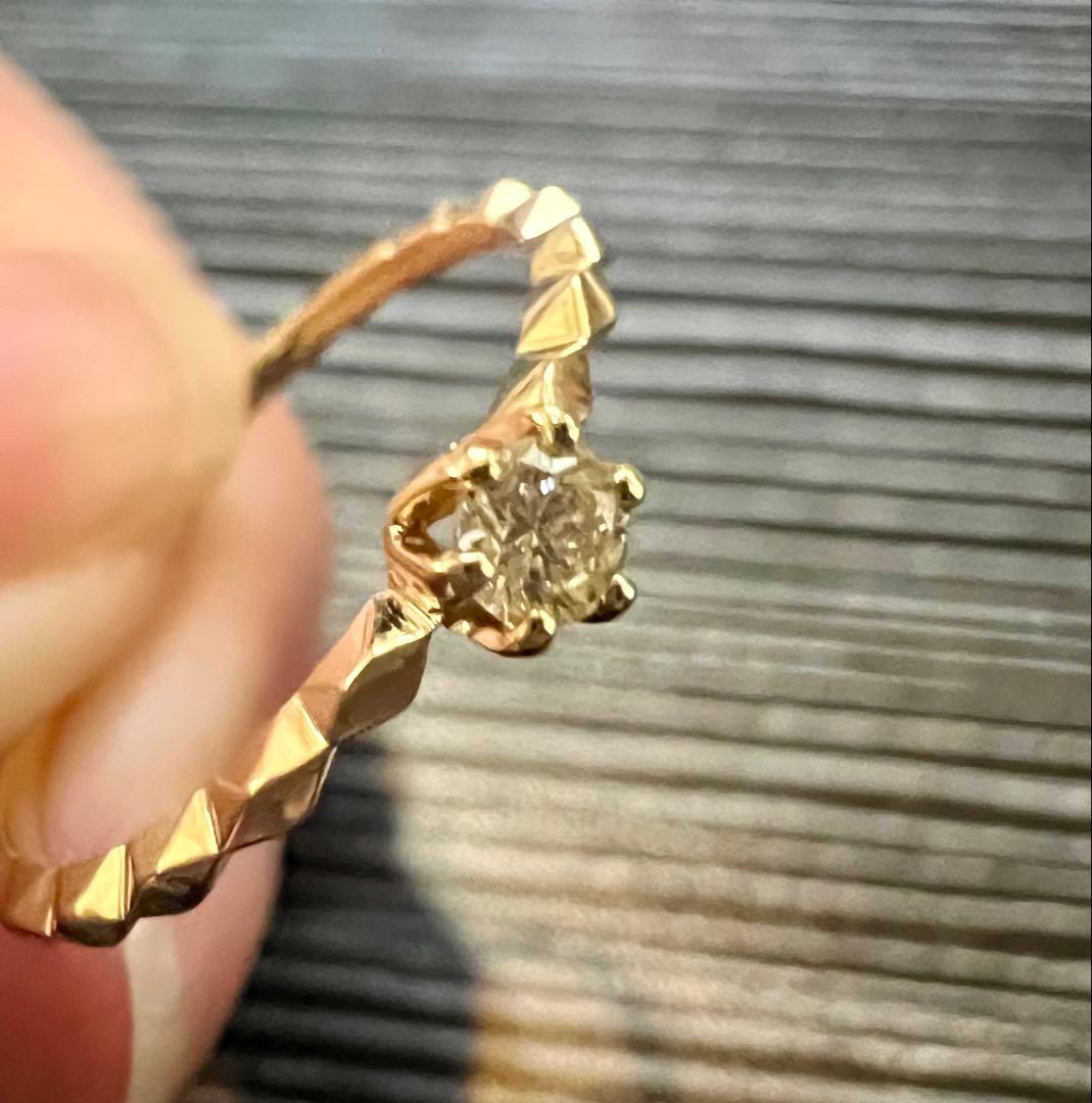 【値下げ】18金レディースダイヤリング　#10 大セール❣️