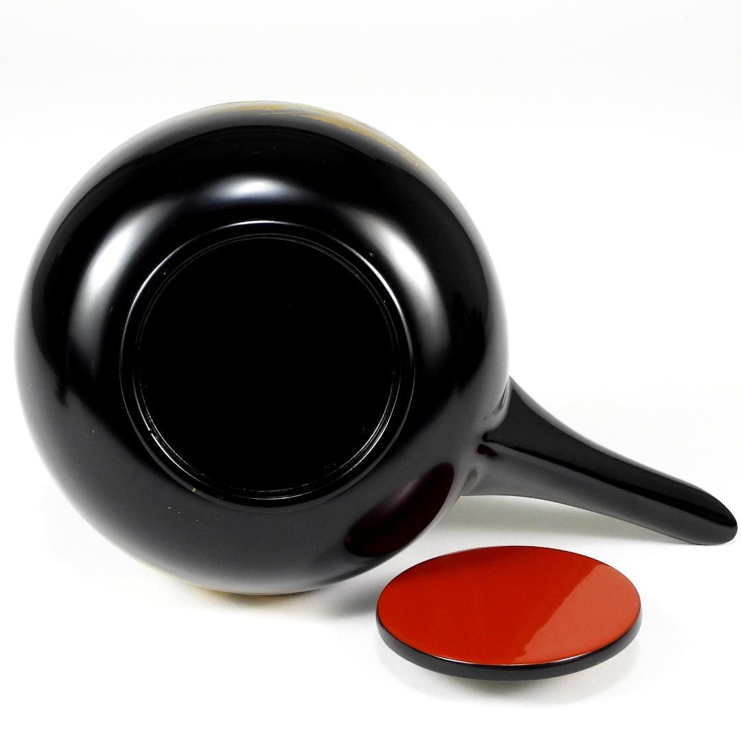 輪島塗　屠蘇器　正月　酒器　本漆　沈金　盃　銚子　盆　木製