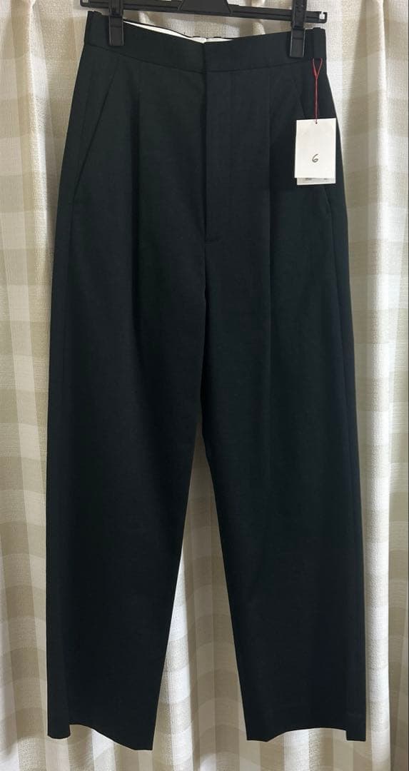 専用！！ 新品 6(ROKU) コットン チノ パンツ ブラック