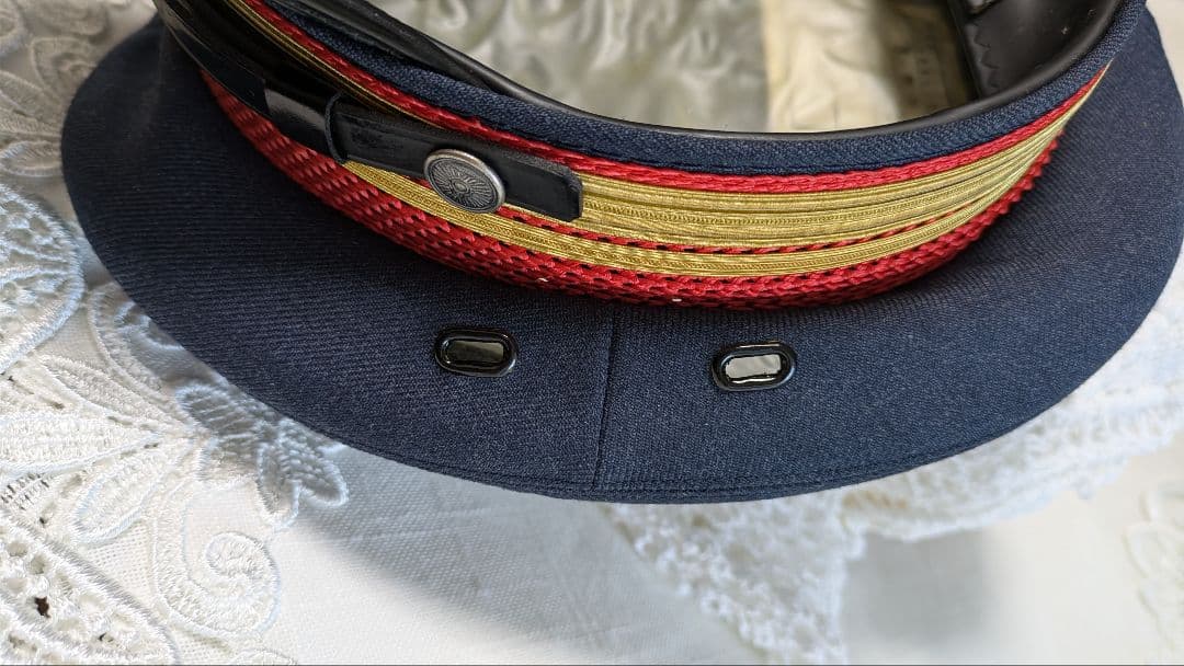 駅長帽　3号　　旧国鉄　日本国有鉄道