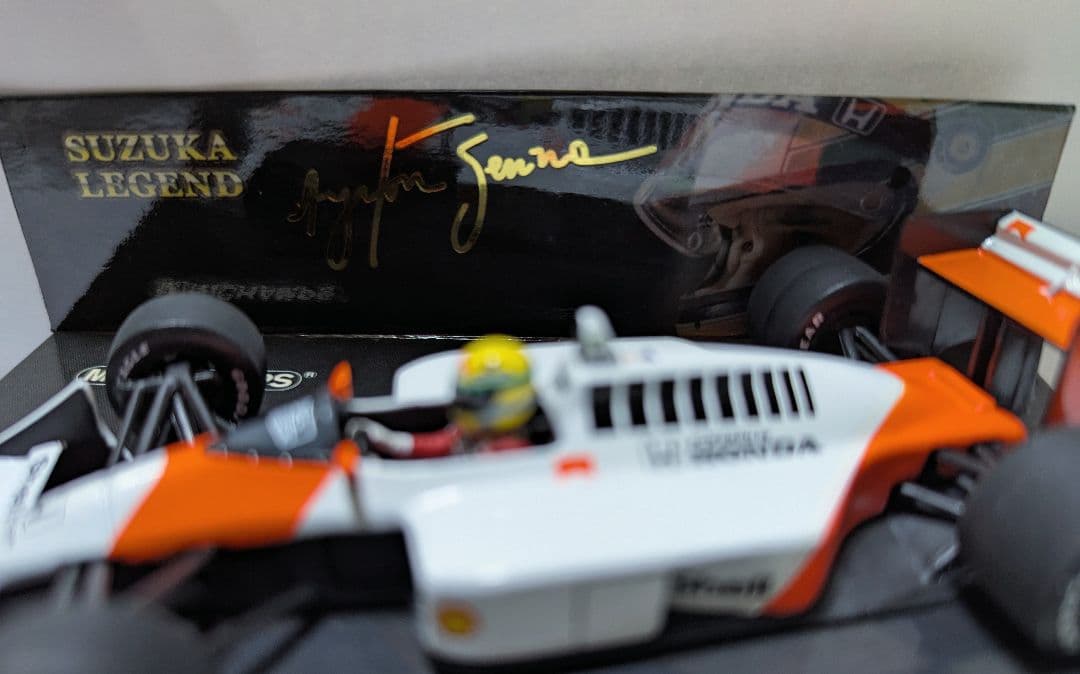 ミニチャンプス　1/43 マクラーレン　ホンダ　MP4/4 アイルトン・セナ