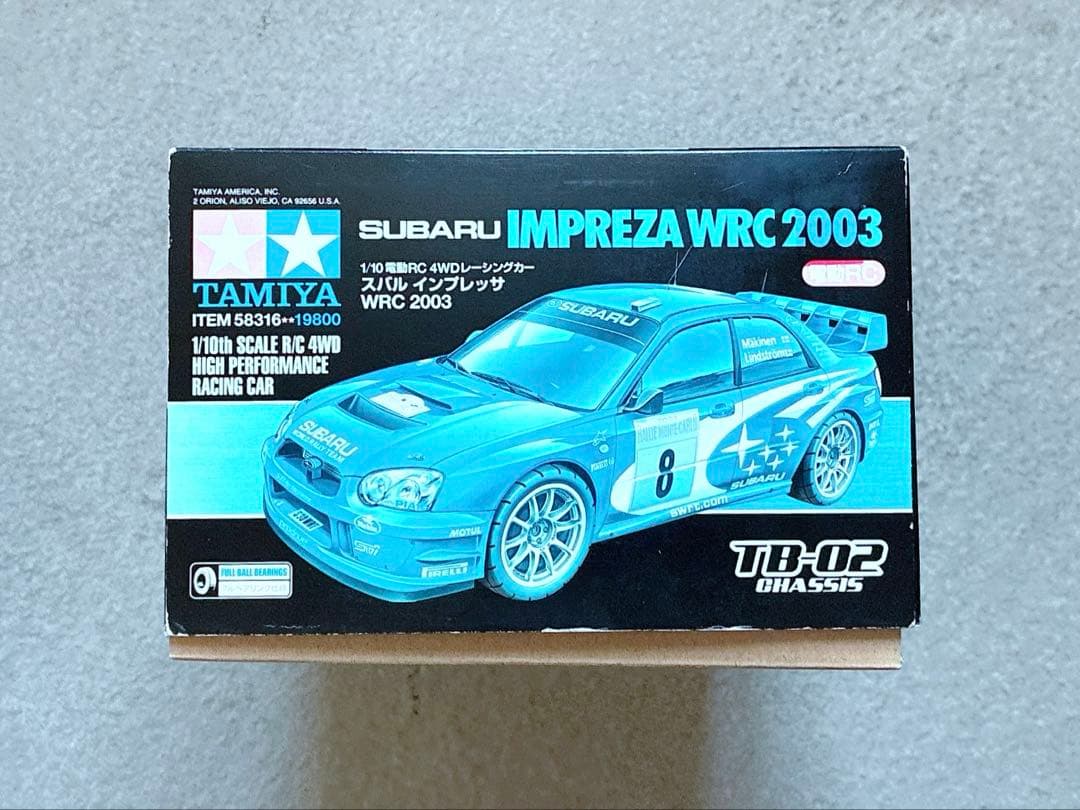 当時モノ 絶版 タミヤ RC 1/10 スバル・インプレッサ WRC 2003年