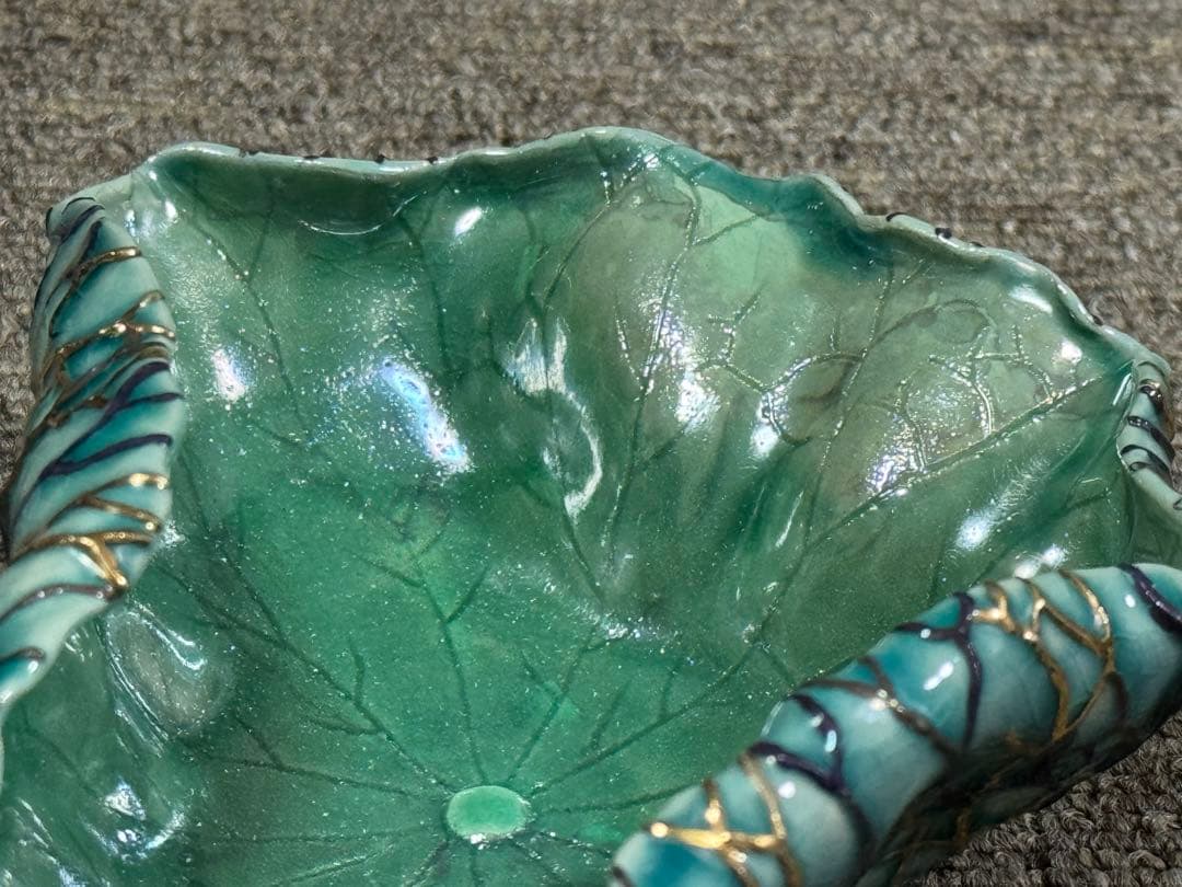 蓮葉 皿 池田寛子