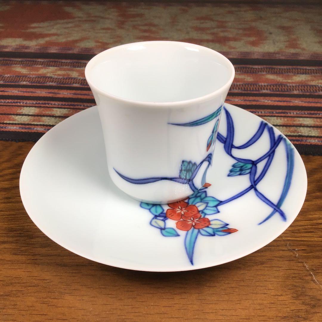 プレうー特価』 13代 今泉今右衛門 デミタス カップ&ソーサー 6客