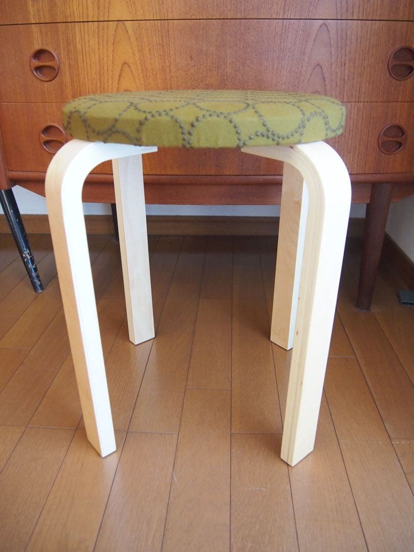 tamtamさん専用 ミナペルホネン ハンドメイド 丸スツール 2脚セット 生地