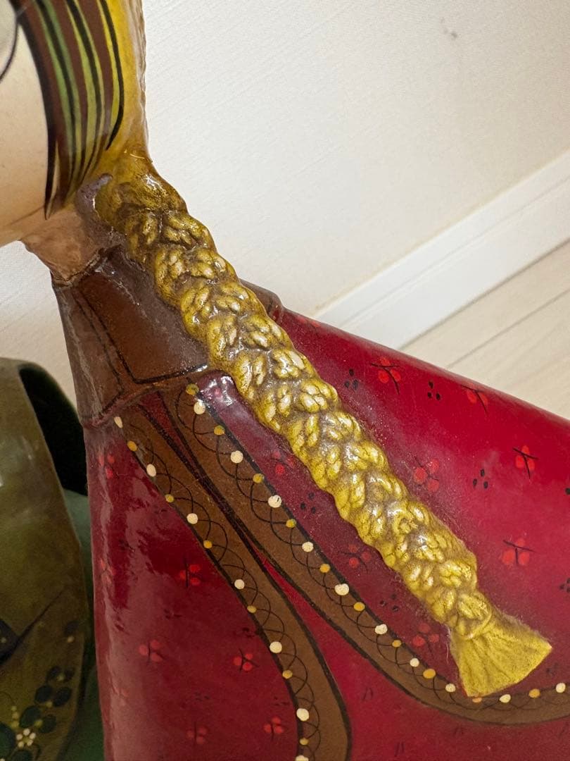 セルメル】メキシコ民芸ドール姉妹アンティークベーパーマシェ張子1970