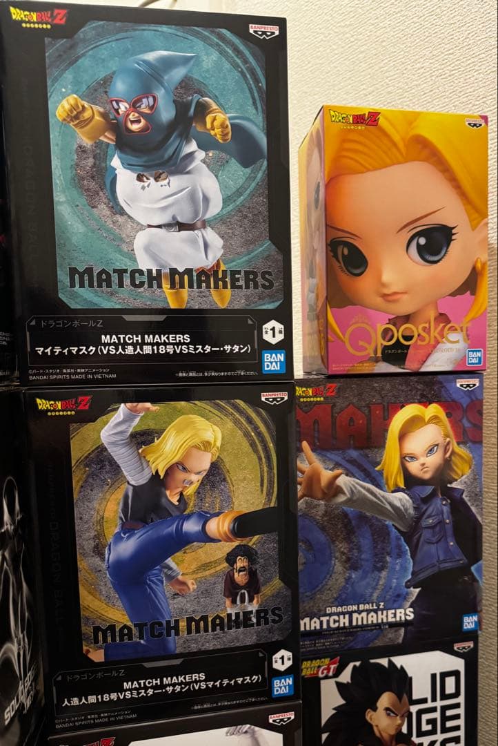 【ドラゴンボール】新品未開封16体まとめ売り-人造人間18号/マイティマスクなど