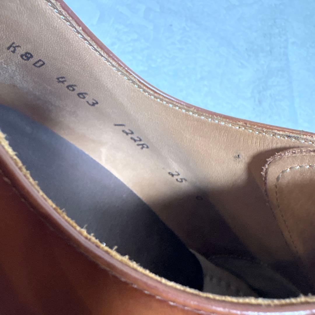 かか【美品】25cm リーガル　茶色ビジネスシューズ　122R REGAL