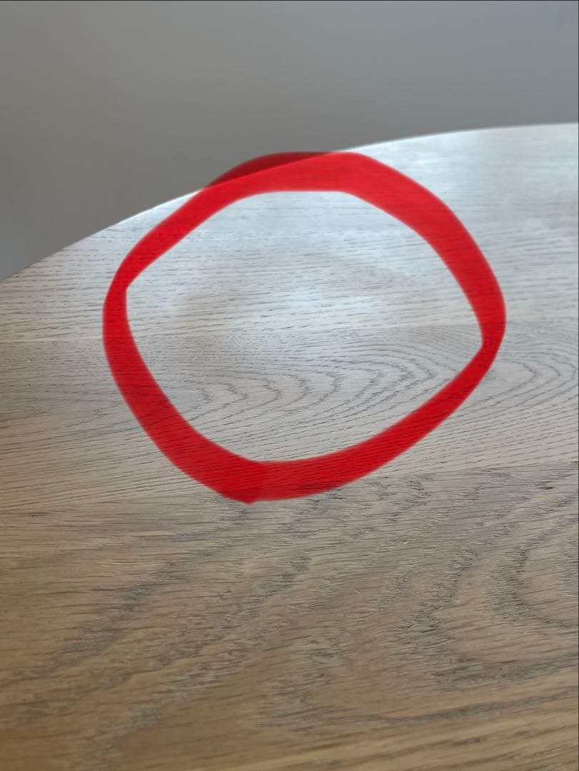 vitra ゲリドン ナチュラル オーク オイル仕上げ 90×74mm