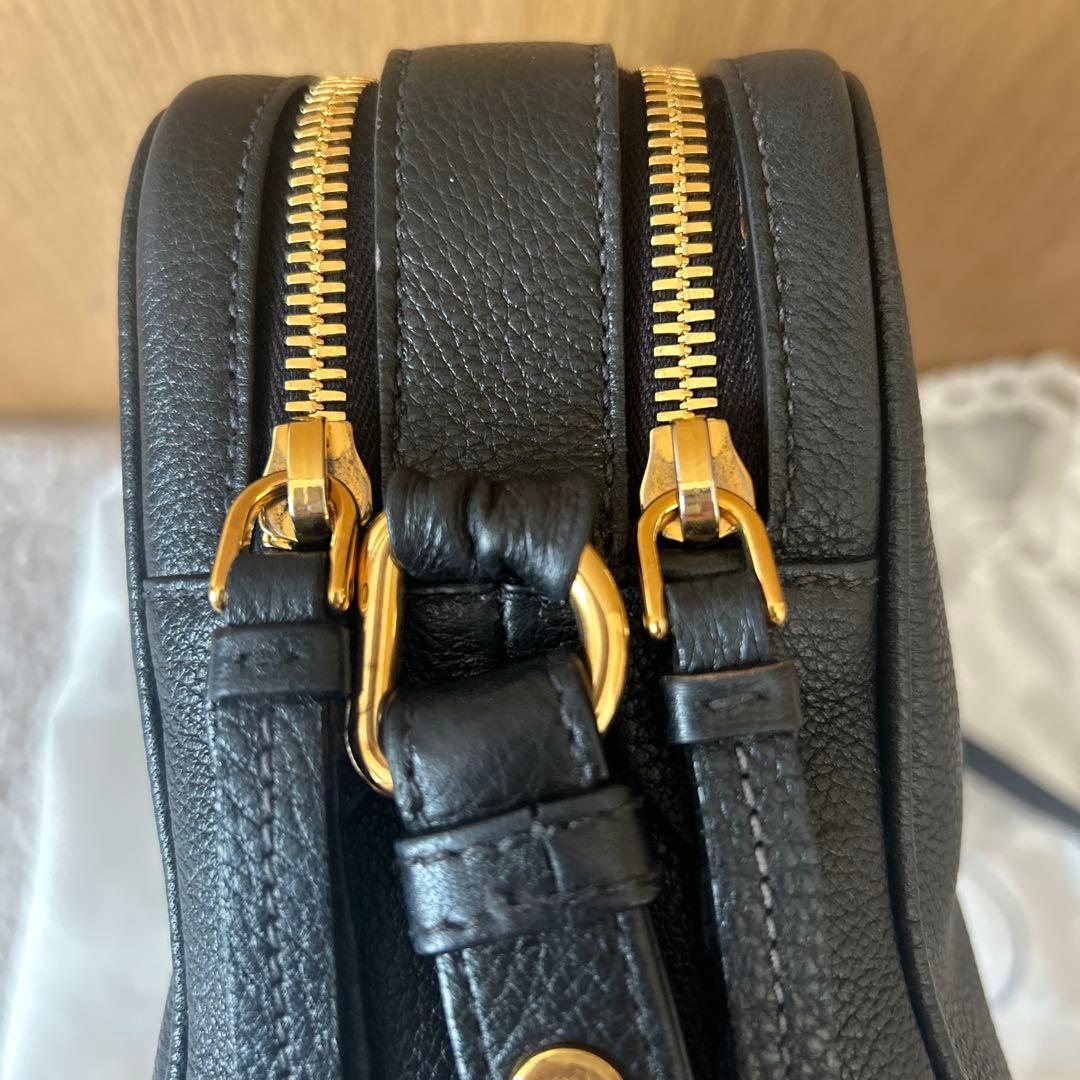 M‼️PRADAプラダ　ダブルジップ　ショルダーバッグ