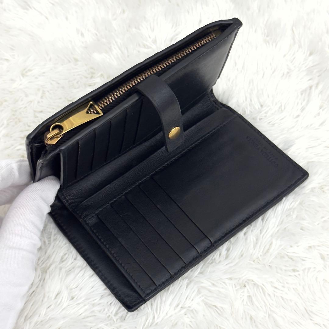 RFID内蔵✨BOTTEGA VENETA ボッテガ イントレ 財布 ブラック