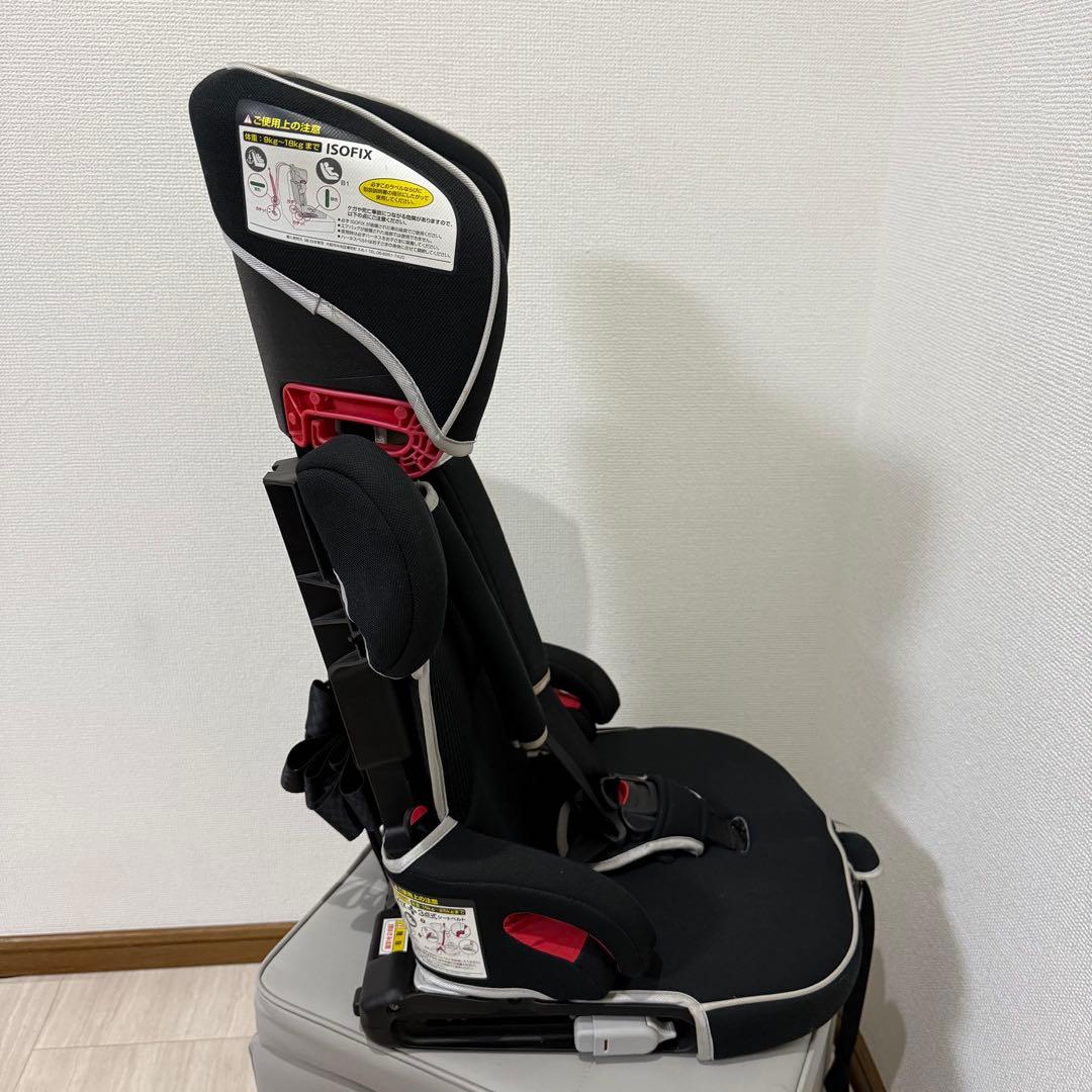 【美品】日本育児　トラベルベスト　EC FIX ISOFIX　ブラック