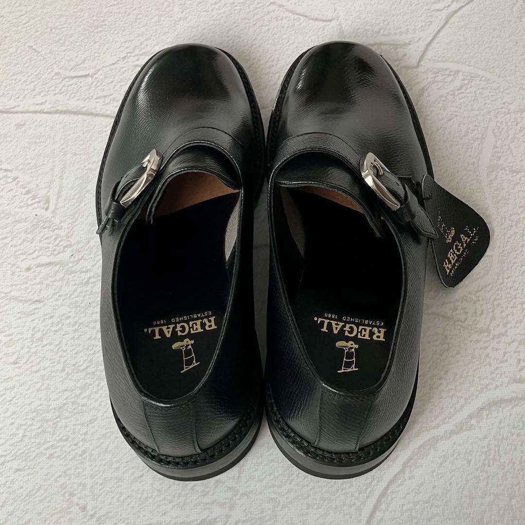 【新品未使用】リーガル シングルモンクストラップ ビジネス シューズ 25cm