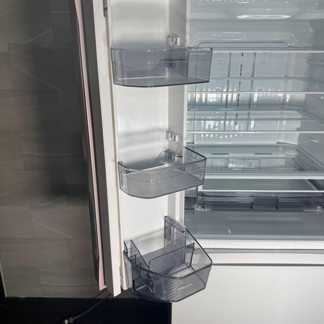 東芝 大型 冷蔵庫 600L 2021年 6ドア ガラスパネル d4806