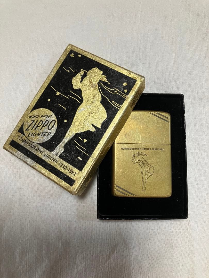 Zippo コメモラティブ1982年製 50周年記念ウィンディモデル - メルカリ