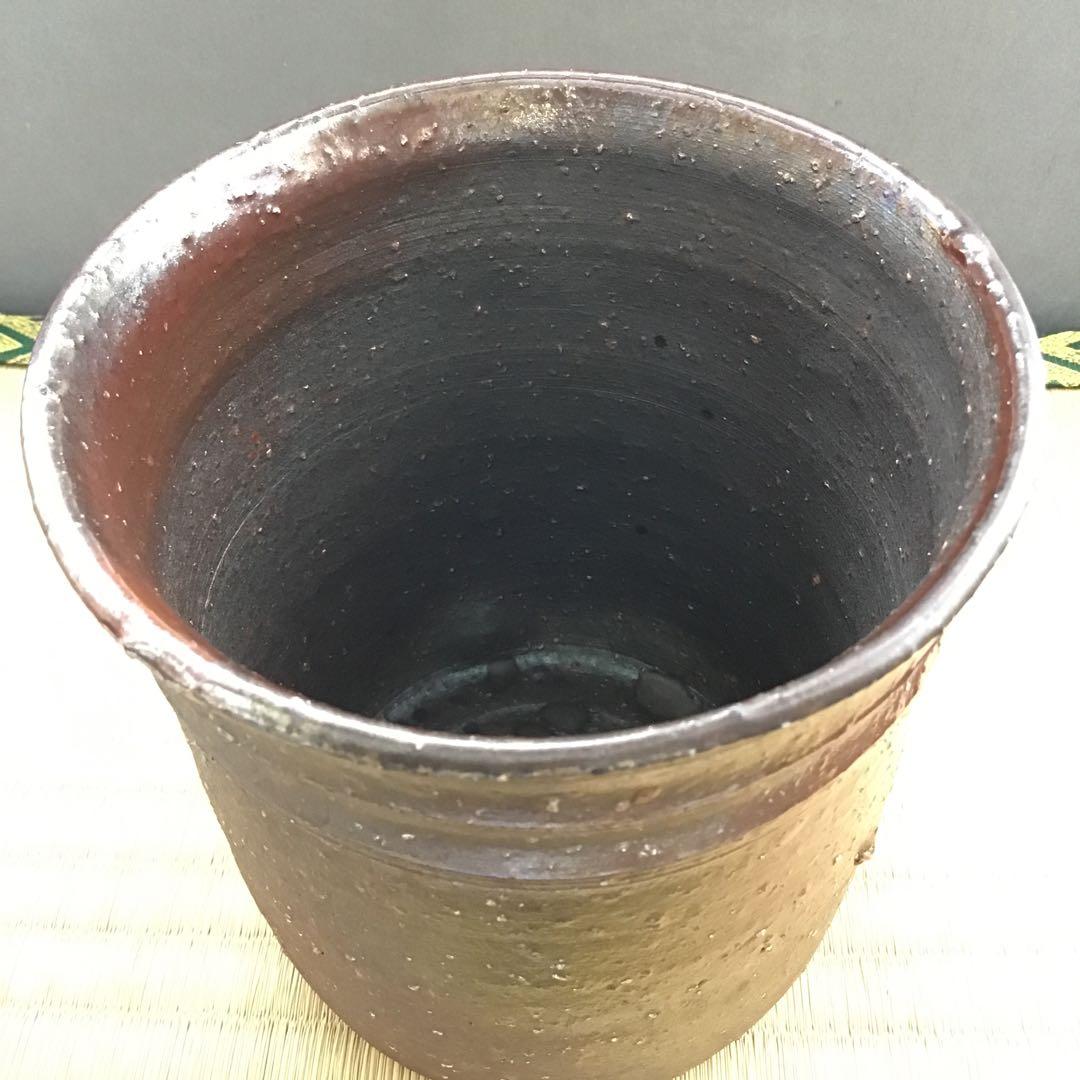 人間国宝 常滑焼棒ノ先建水 三代 山田常山 妙玄斎書付