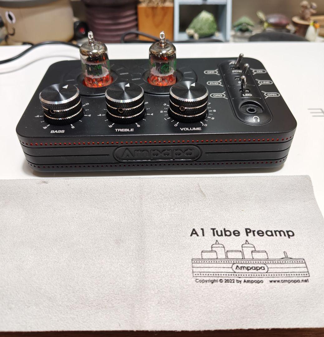 フォノイコライザー、Ampapa A1 Tube Preamp