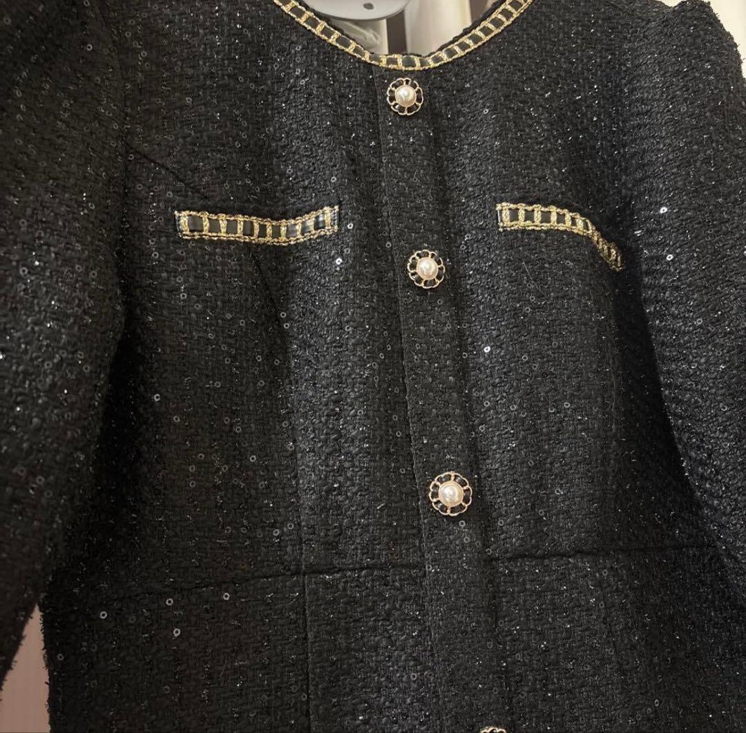 LEJA マーメイドロングドレス Sサイズ ブラック