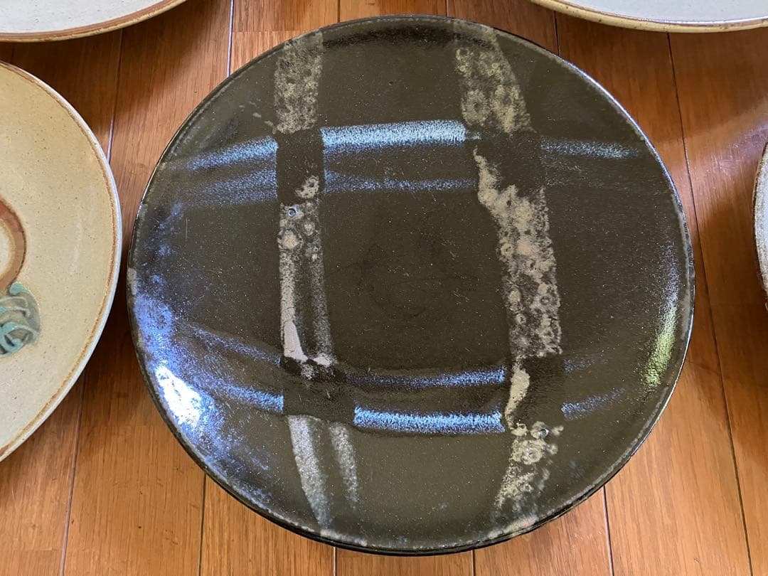 飾り 大皿 5枚 皿立て3個付き