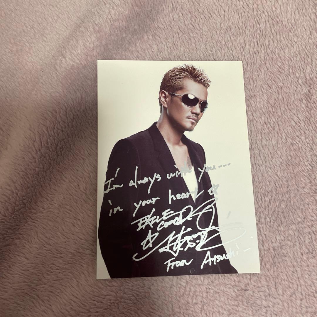 EXILE ATSUSHI エグザイル アツシ 直筆サイン写真