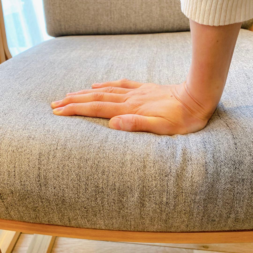 【のりたま】リビングでもダイニングでもつかえるソファチェア　2点