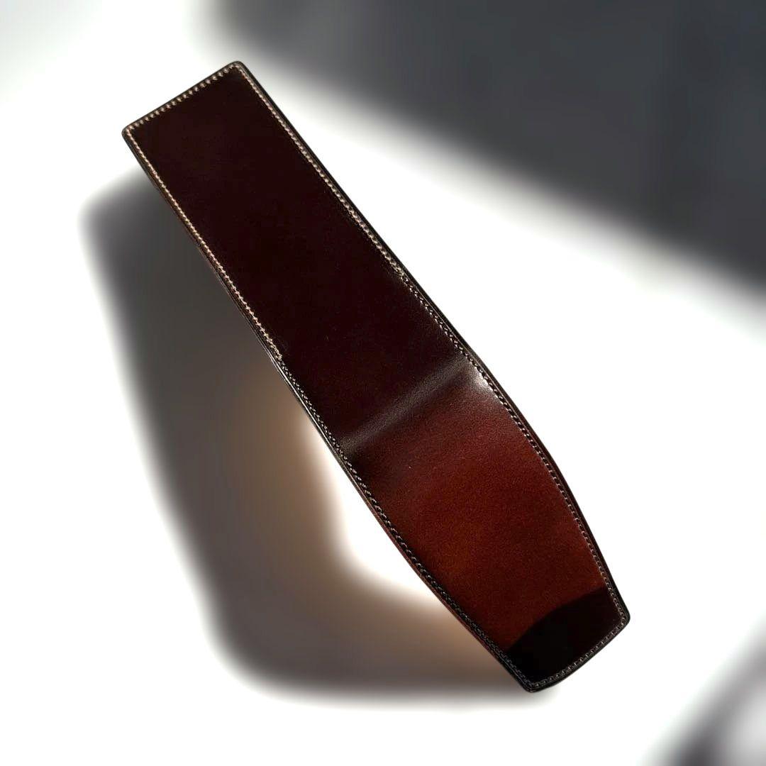 brelio ブレイリオ コードバン ペンケース2本差し【未使用品】の通販は