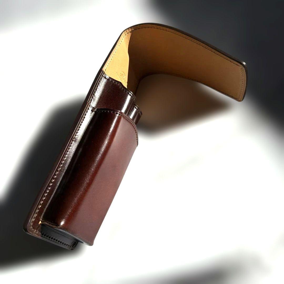 brelio ブレイリオ コードバン ペンケース2本差し【未使用品】の通販は