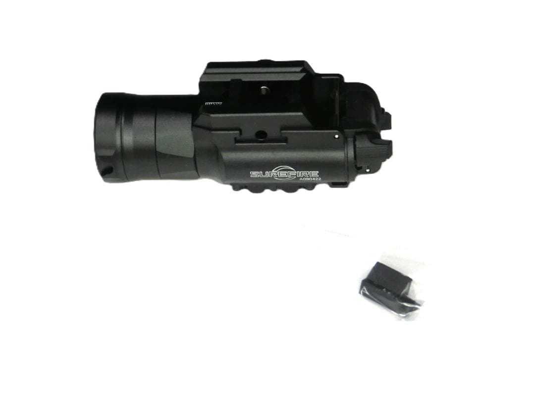 XH35風ウェポンライトLEDピストルライト黒ハンドガンライト新品ストロボ機能