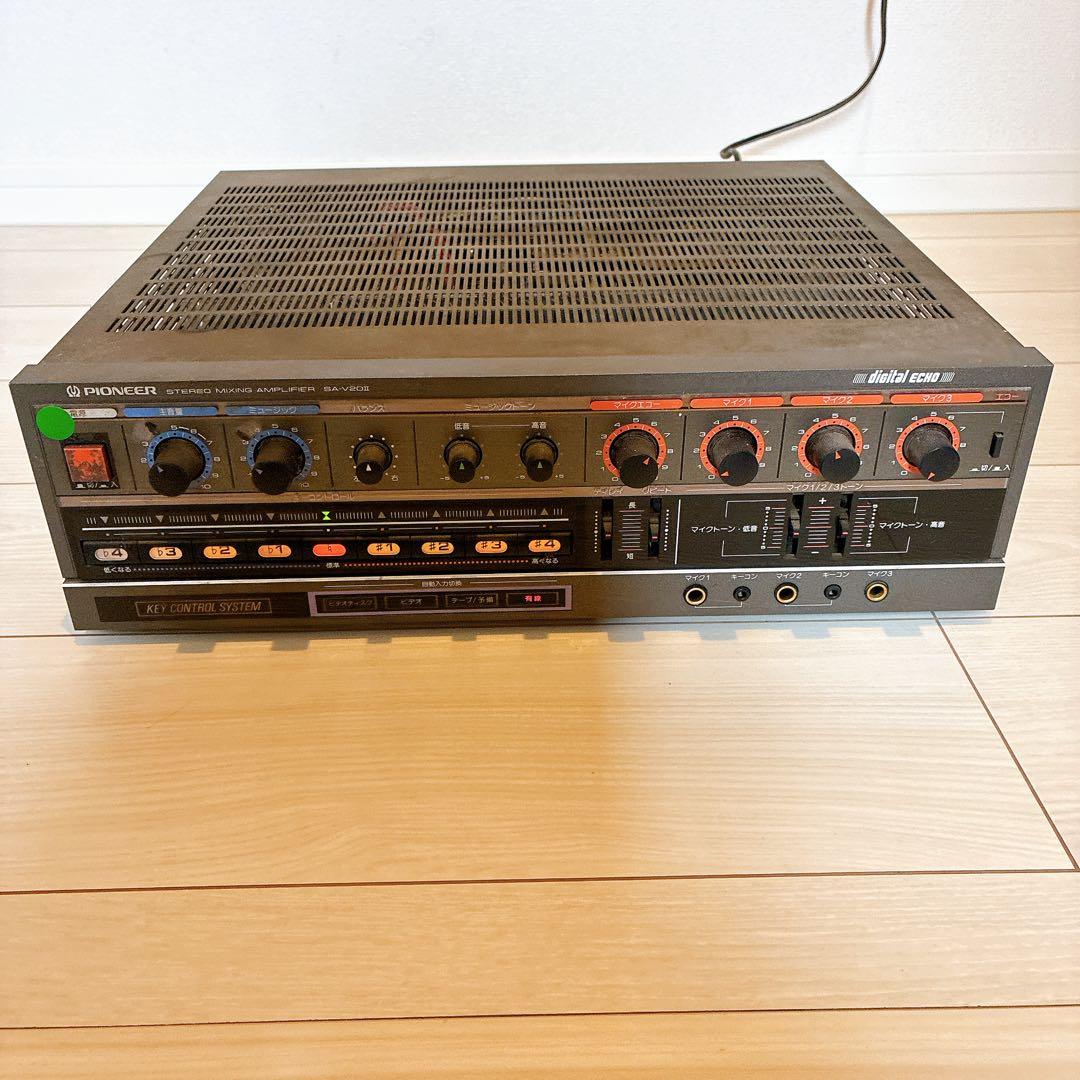 Pioneer SA-V20Ⅱステレオミキシングアンプ カラオケアンプ ジャンク