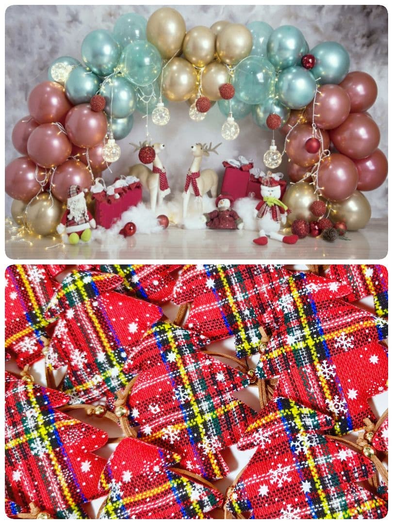 業務用トリミングチョーカー クリスマスツリー 85個 ペットサロン 雪