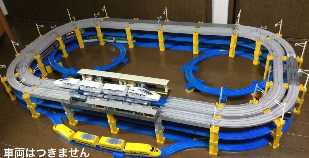 プラレール線路 アドバンス対応 複線高架レイアウトプラレール線路