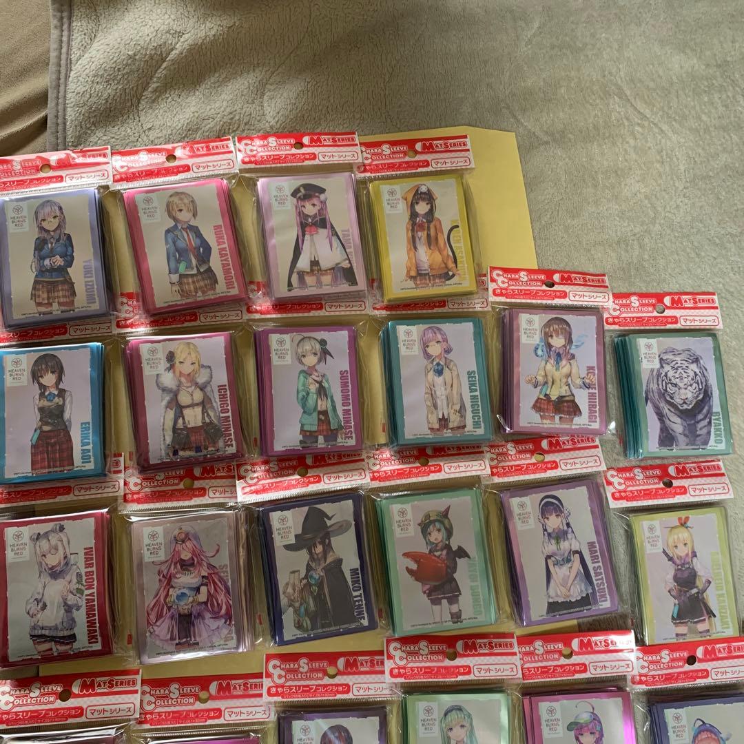 きゃらスリーブコレクション　ヘブンバーンズレッド　 ヘブバン　45種