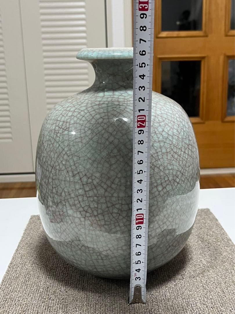 中国美術 清代哥釉 陶磁器 伝統工芸品 美術品 置物 唐物