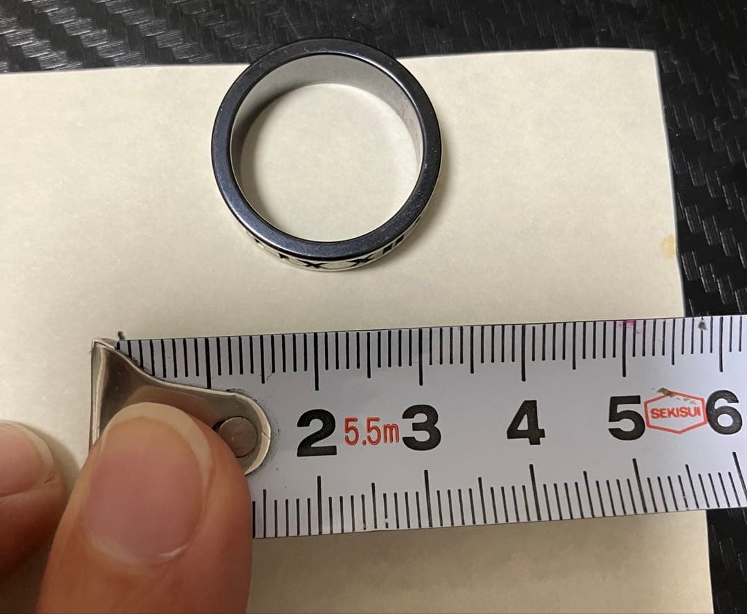 【オンライン限定】TIFFANY&Co.アトラスリング 18号 SV925チタン