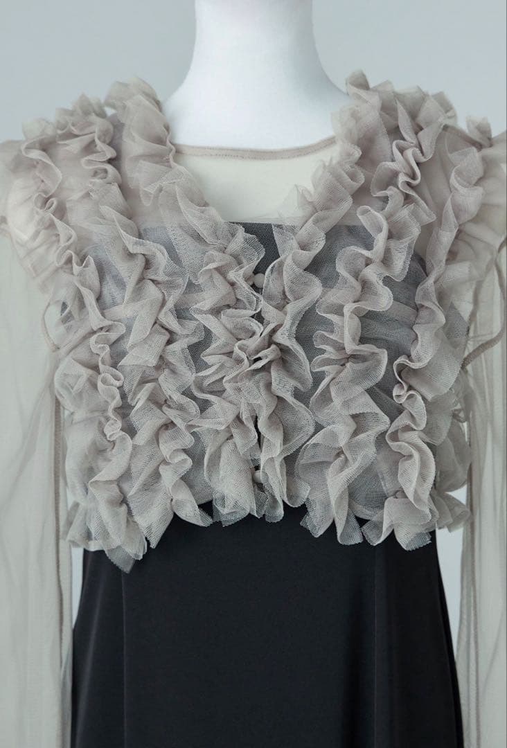 Many way Sサイズ 3点セットフリルドレス ボレロ ブラウス